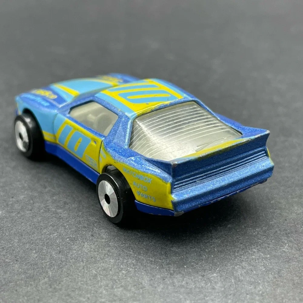 Matchbox‎ #10 Pontiac Firebird 355 Racer Race Car Blue Diecast 1/64 Scale Loose
